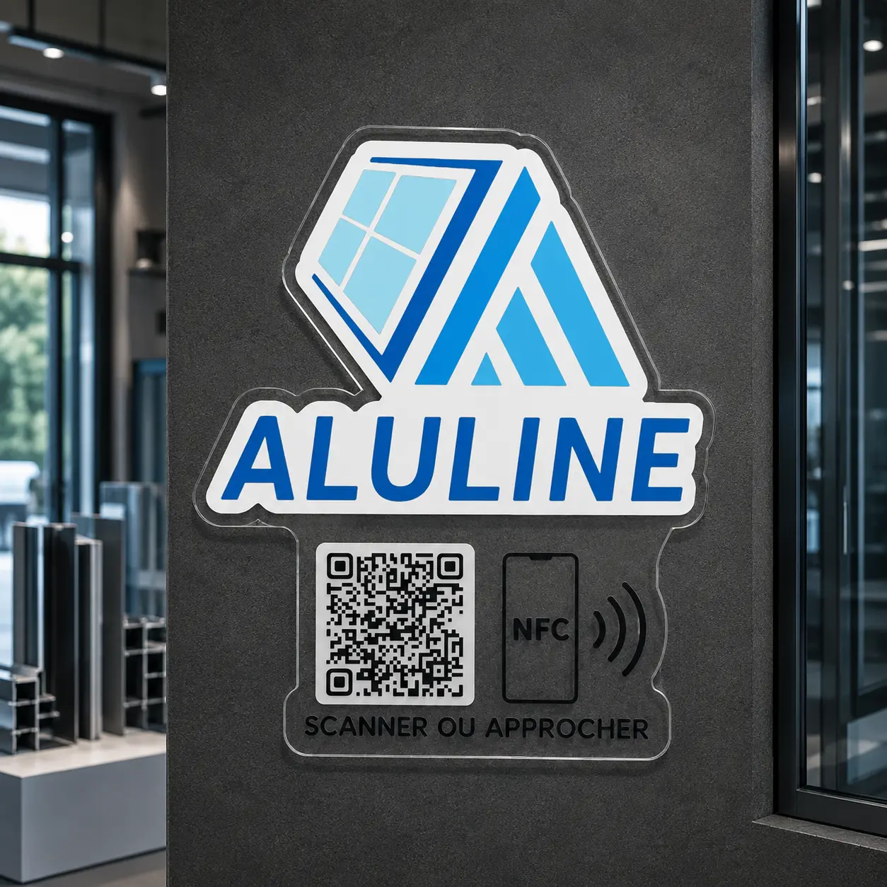 لوحة NFC مخصصة حسب شعار Aluline