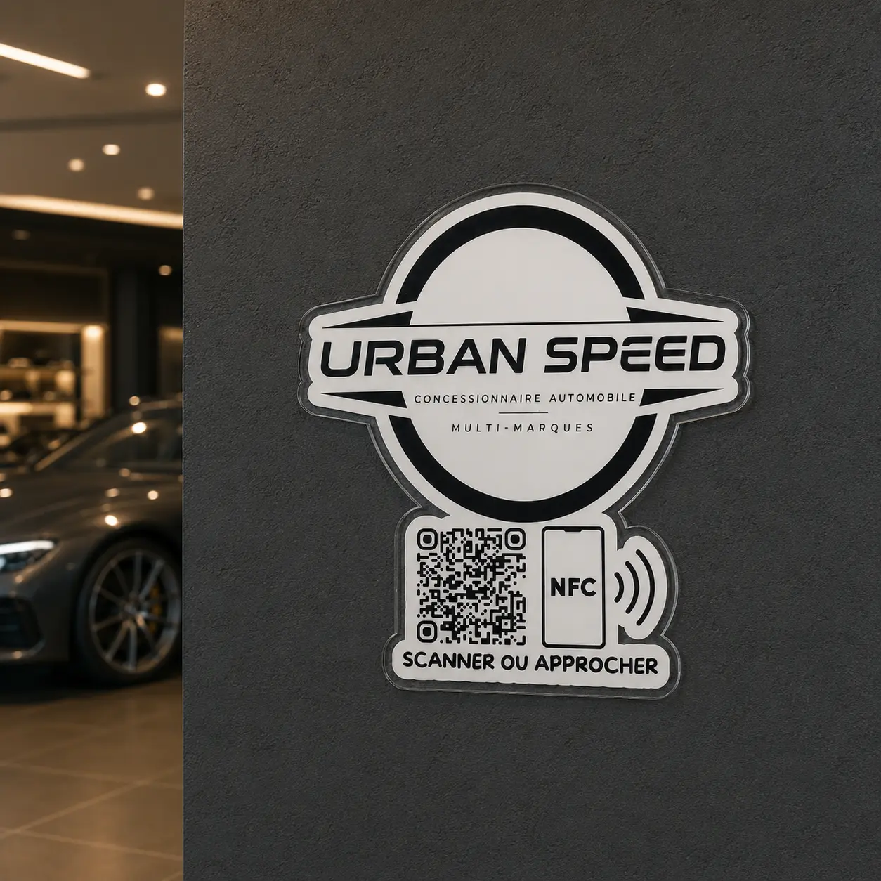 لوحة NFC مخصصة حسب شعار Urban Speed